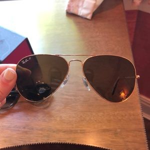 RayBan aviator sunglasses
